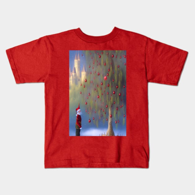 A Touch of Red Kids T-Shirt by PaigeCompositor